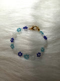 Blue Daisy Bracelet