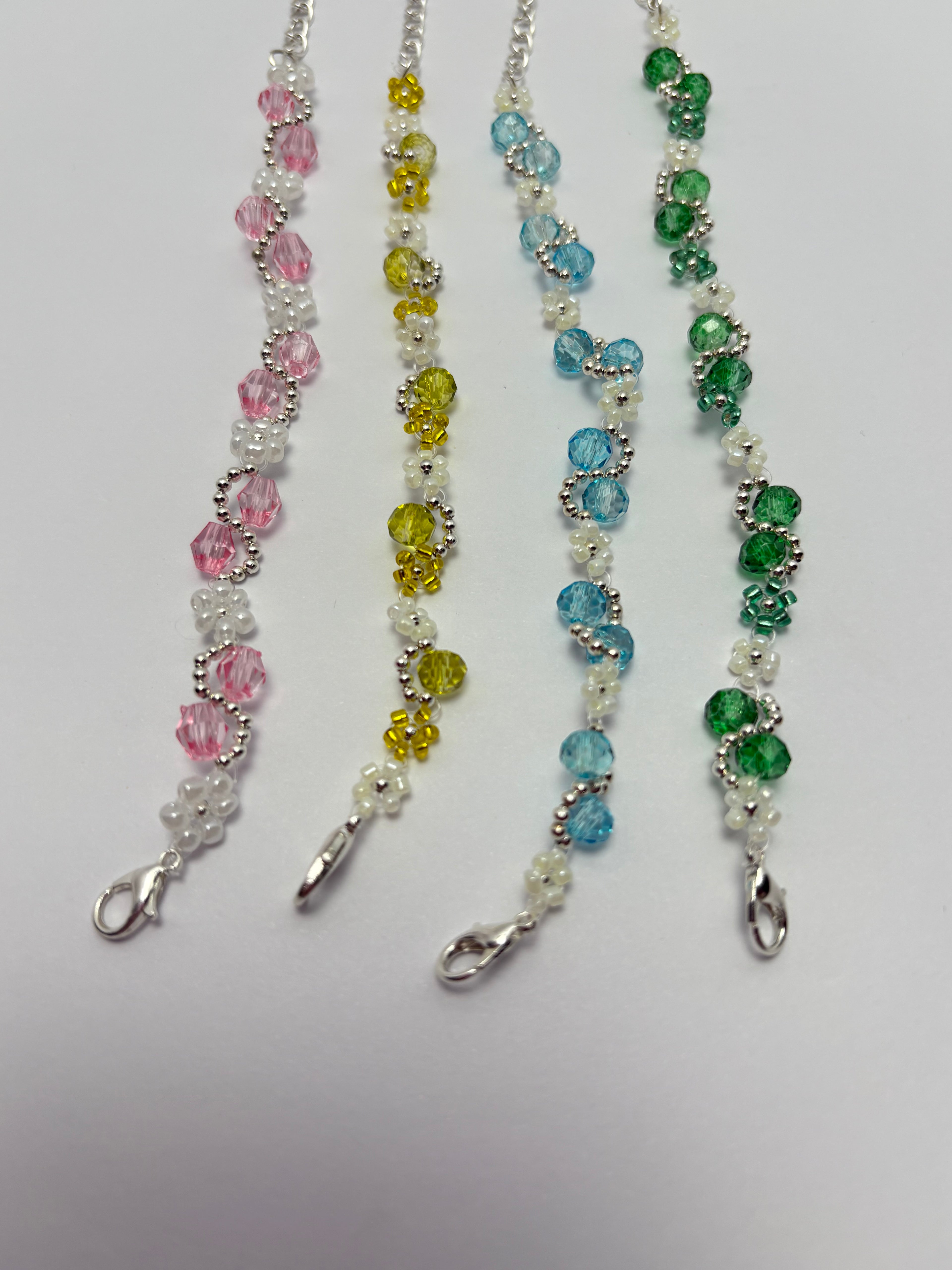 Daisy Bracelets ( Silver )