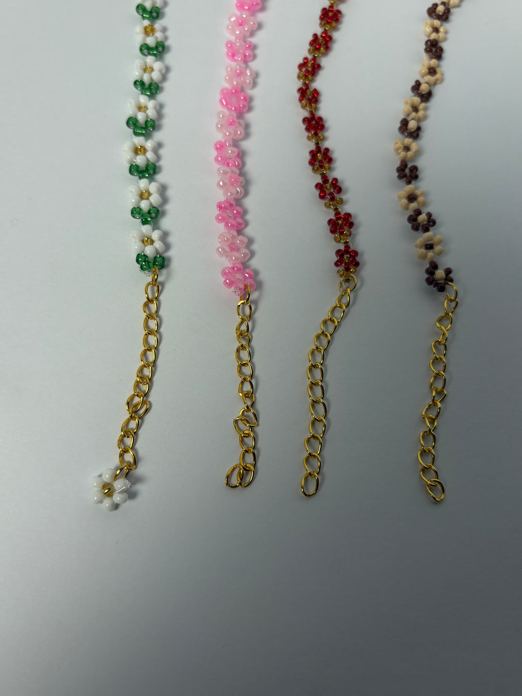 Beaded Flower Bracelets