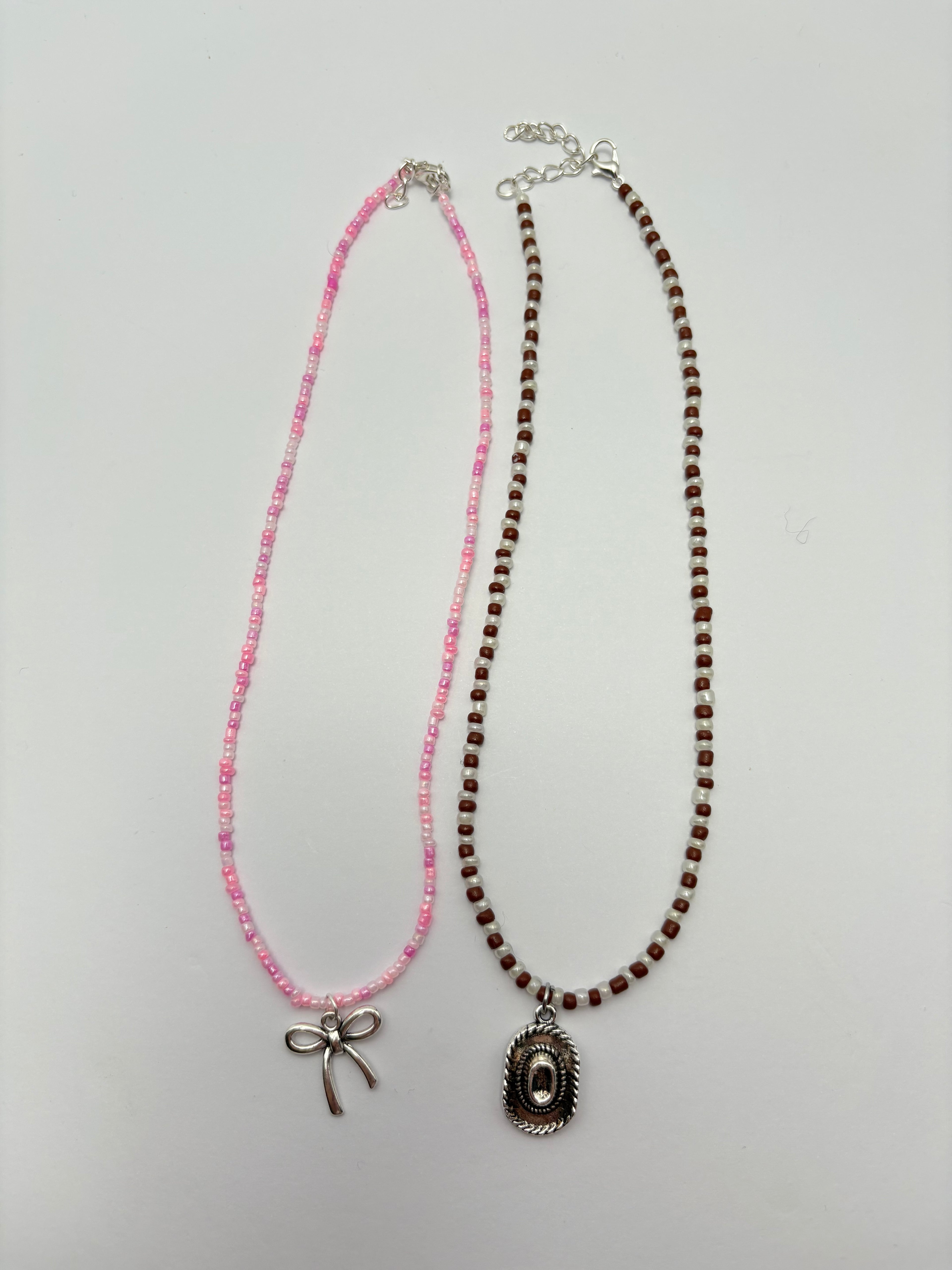 Beaded Charm Necklaces