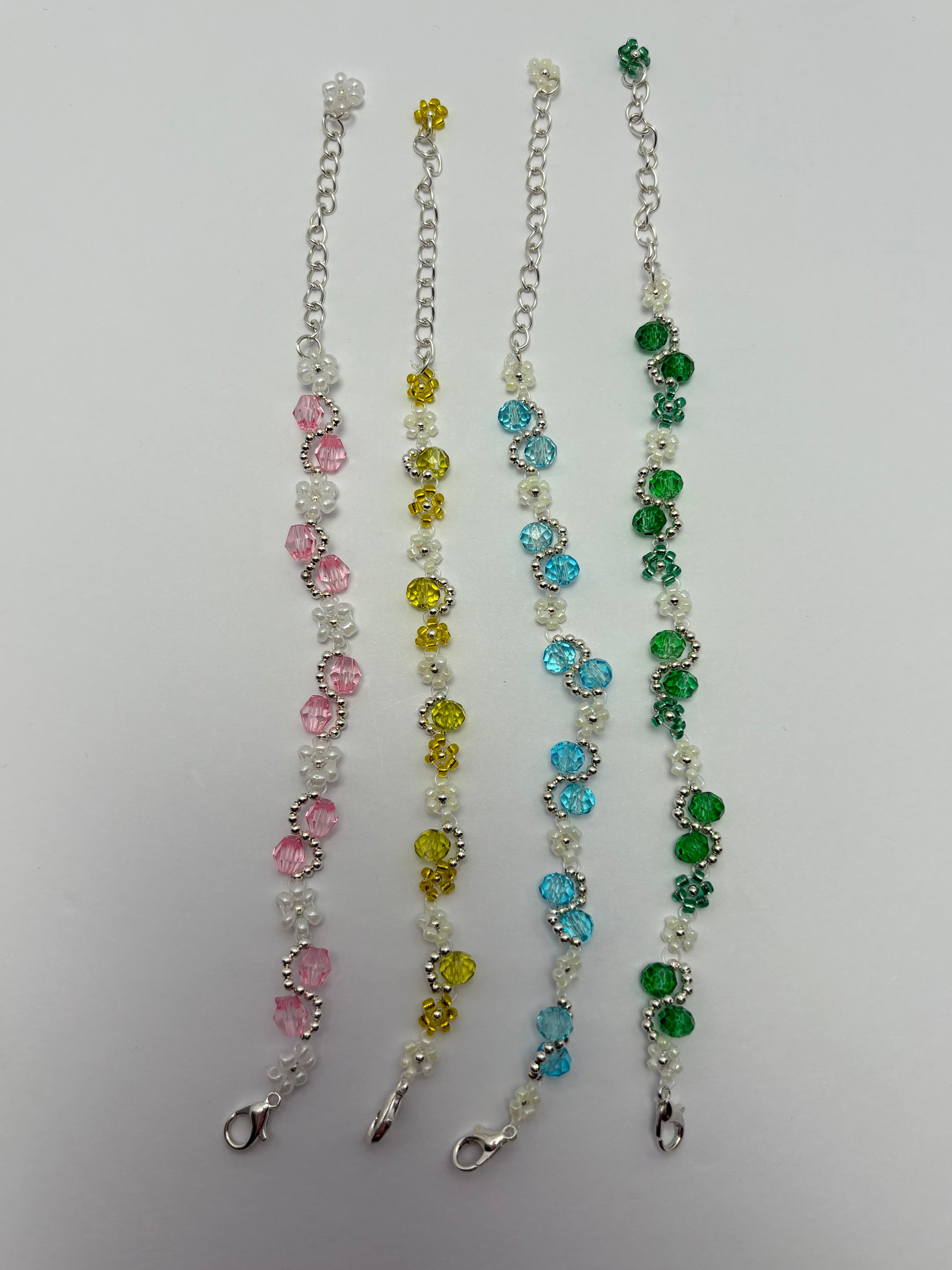 Daisy Bracelets ( Silver )