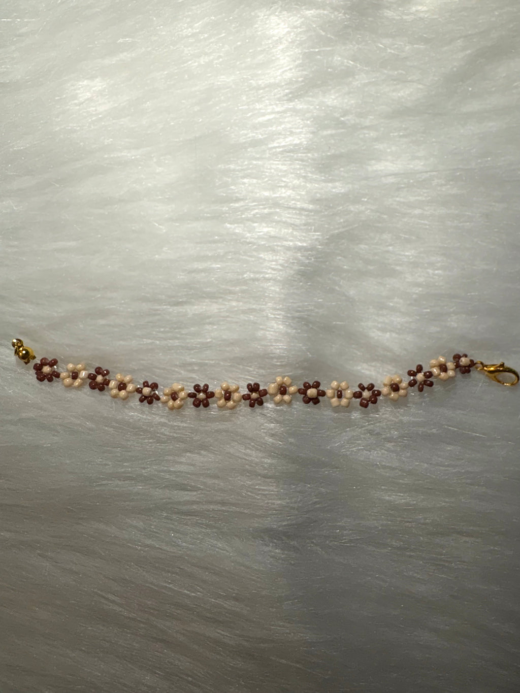 Brown Daisy Bracelet